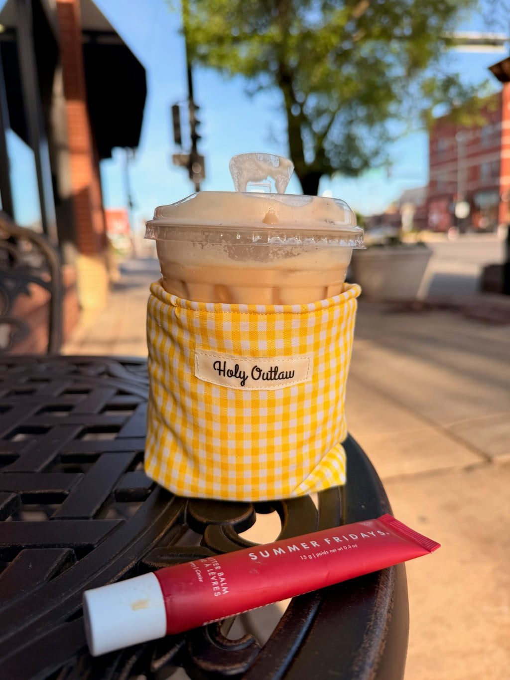 Yellow Picnic cozie