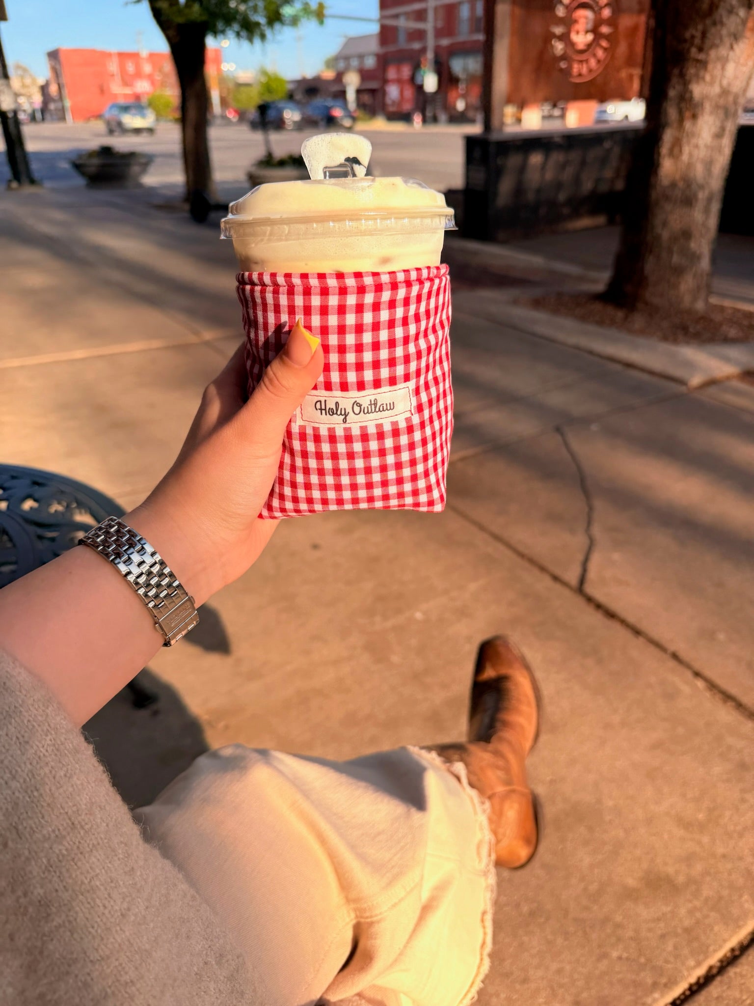 Red Picnic Cozie