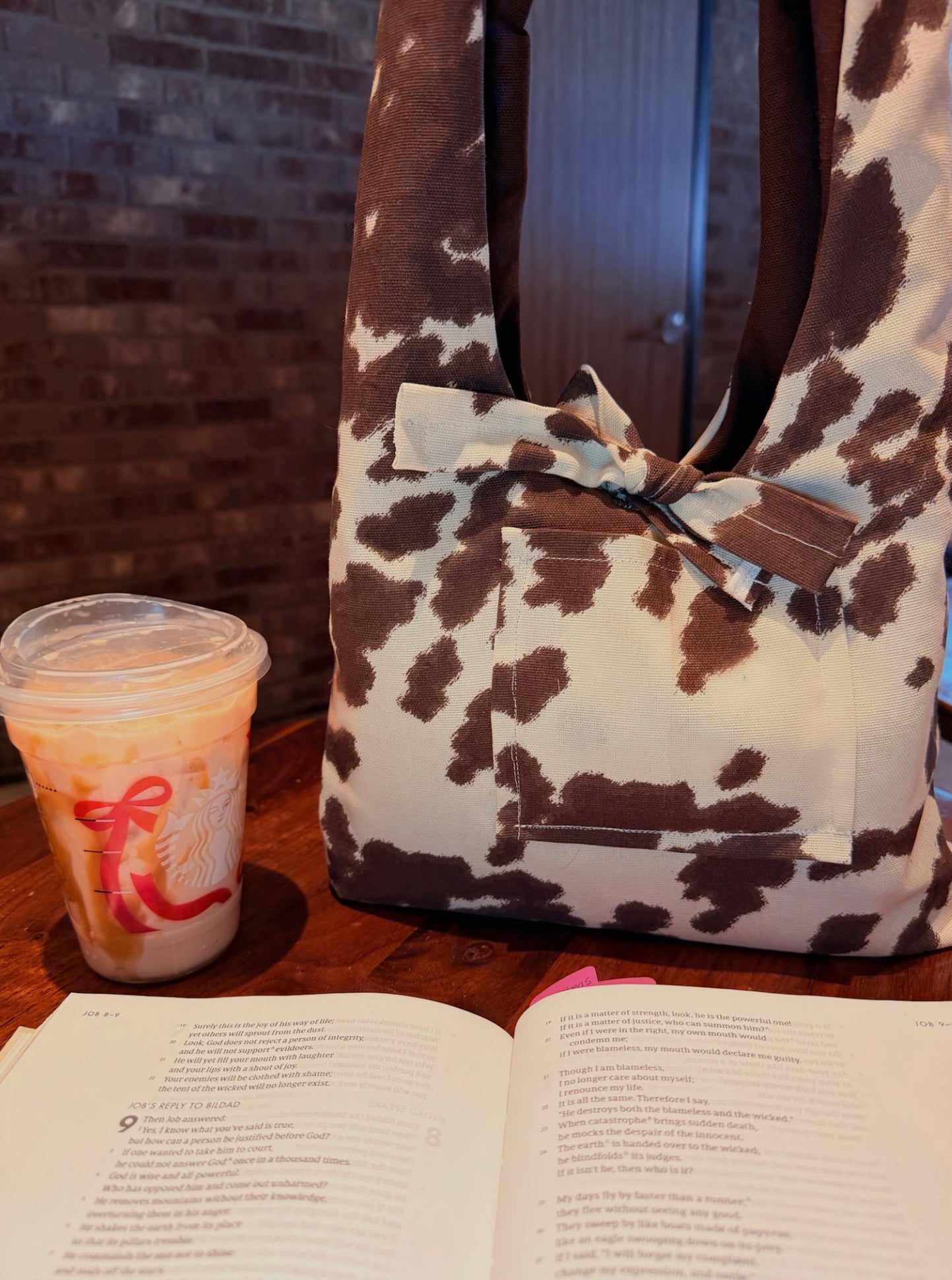 Cow Print Purse