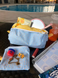 Blue Wildflower Pouch