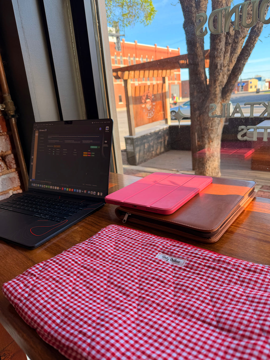 Red Picnic Laptop Case